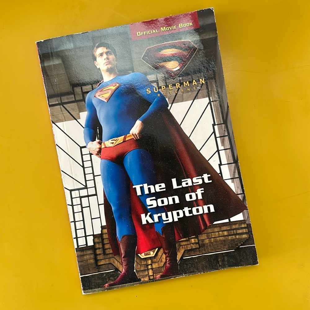 SIGNED “The Last Son of Krypton” Movie Book signed by Brandon T. Snider